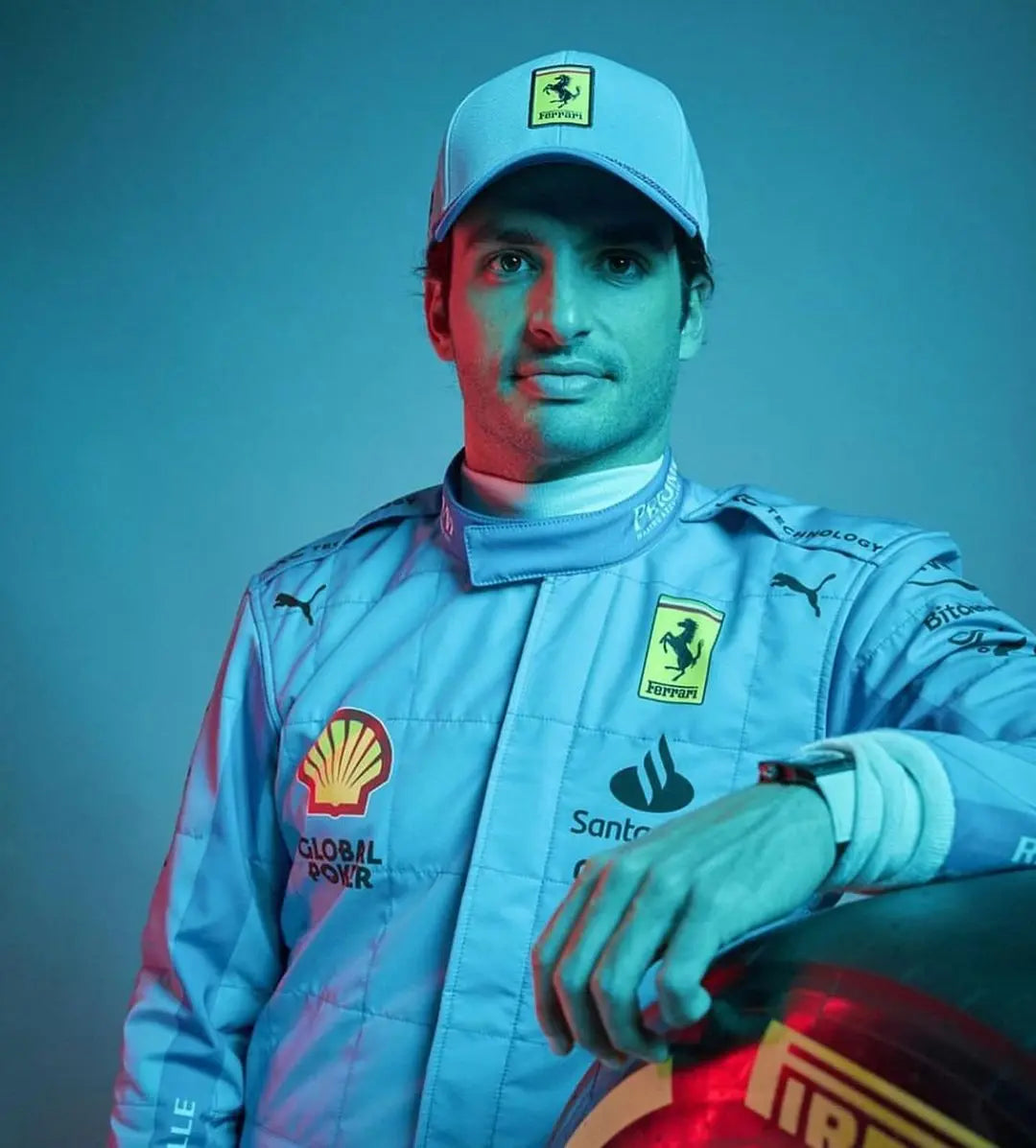 Scuderia Ferrari Carlos Sainz HP Miami GP F1 Race suit 2024 Dashing Racegear