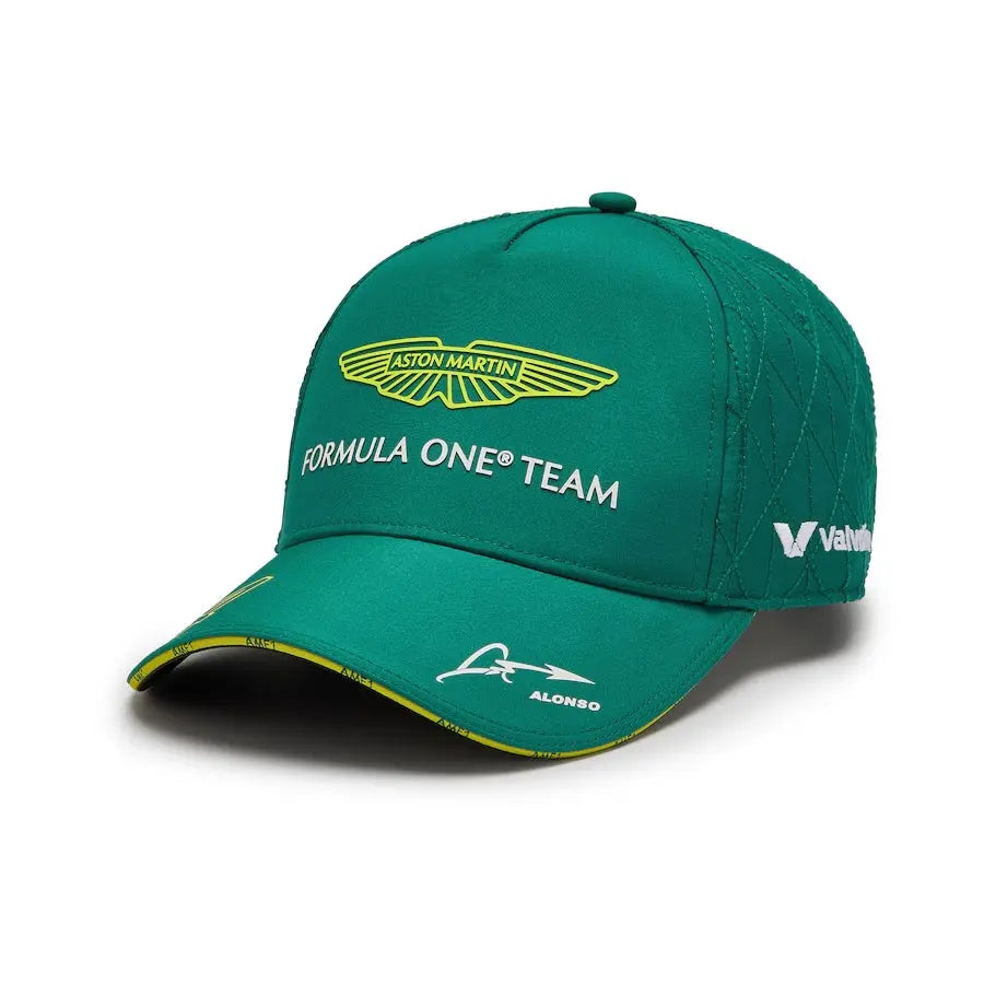 Aston Martin Aramco F1 2024 Fernando Alonso Team Cap - Green Dashing Racegear