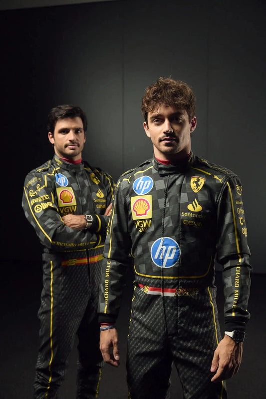 Scuderia Ferrari HP's Carlos Sainz carbon-fibre race suits Italian Grand Prix Dashing Racegear